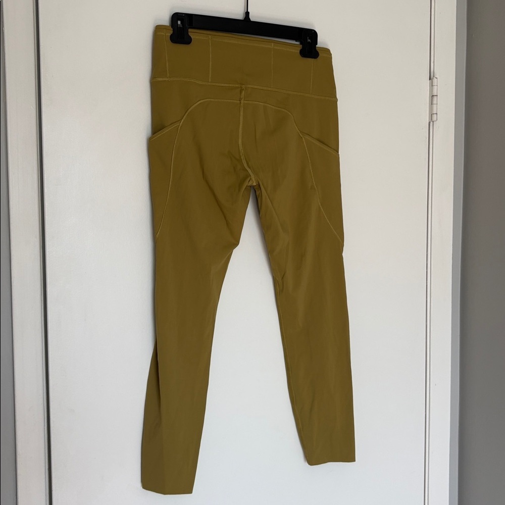 NEW Lululemon Fast and Free Tight II 25" *Non-Reflective Nulux Golden Lime 10